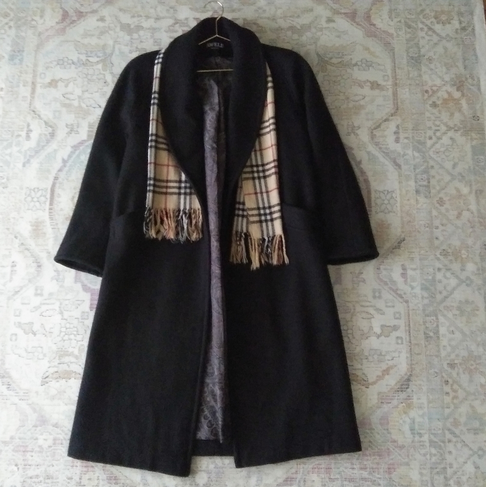 Vintage Jofeld Coat Double Breasted Overcoat